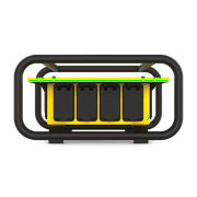 Champion Power Equipment Yellow 19.10 x 15.90 x 10.00, Steel Portable Electrical Distribution Box