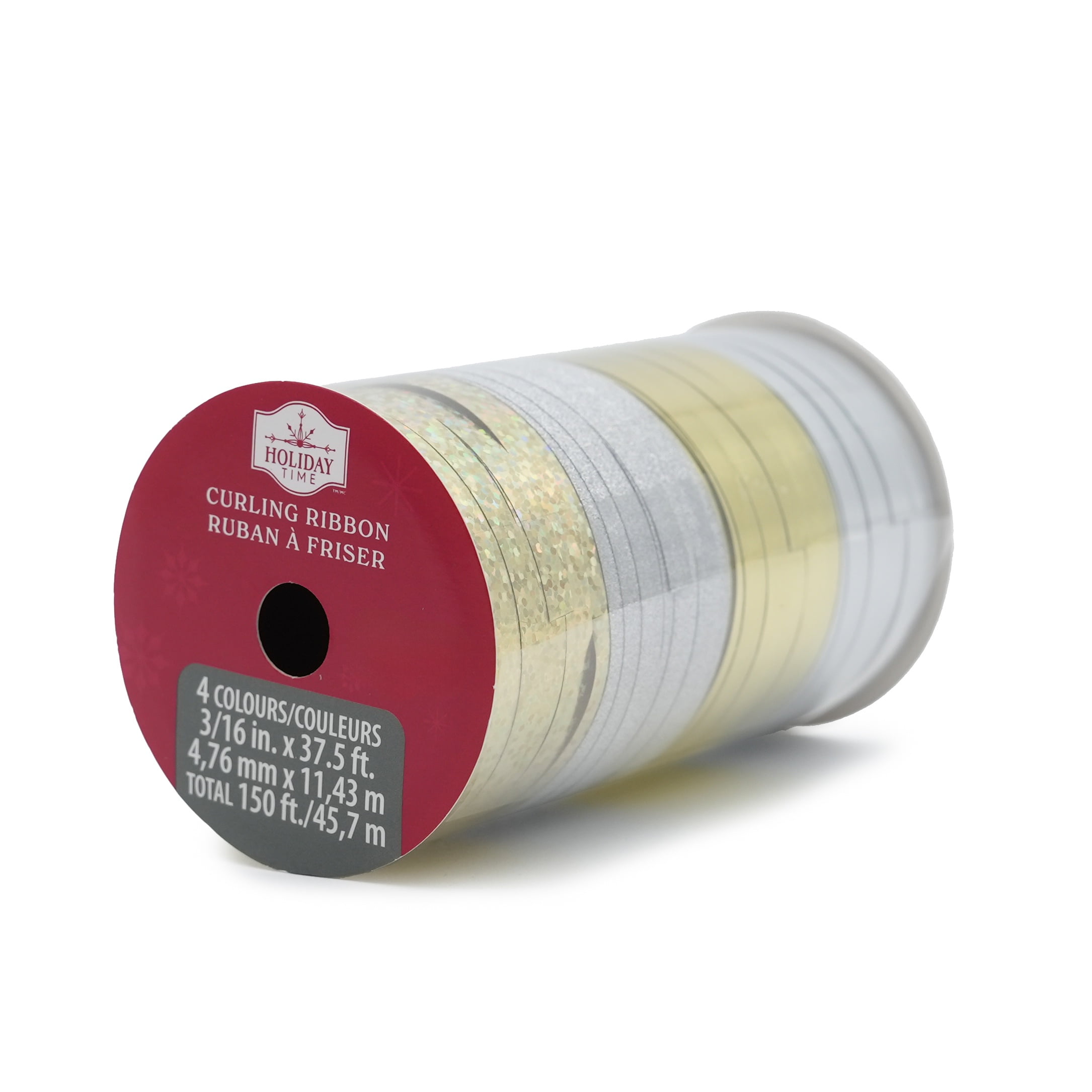 Premium Curl Metallics Ribbon, 150 ft by Holiday Time