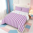 thumbnail image 2 of Erosebridal Line Geometric Pattern Full Size Comforter Sets,Mid-Century Stripes Bedding Comforter Set,Colorful Stars Reversible,3-Piece,1 Comforter and 2 Pillowcases, 2 of 7
