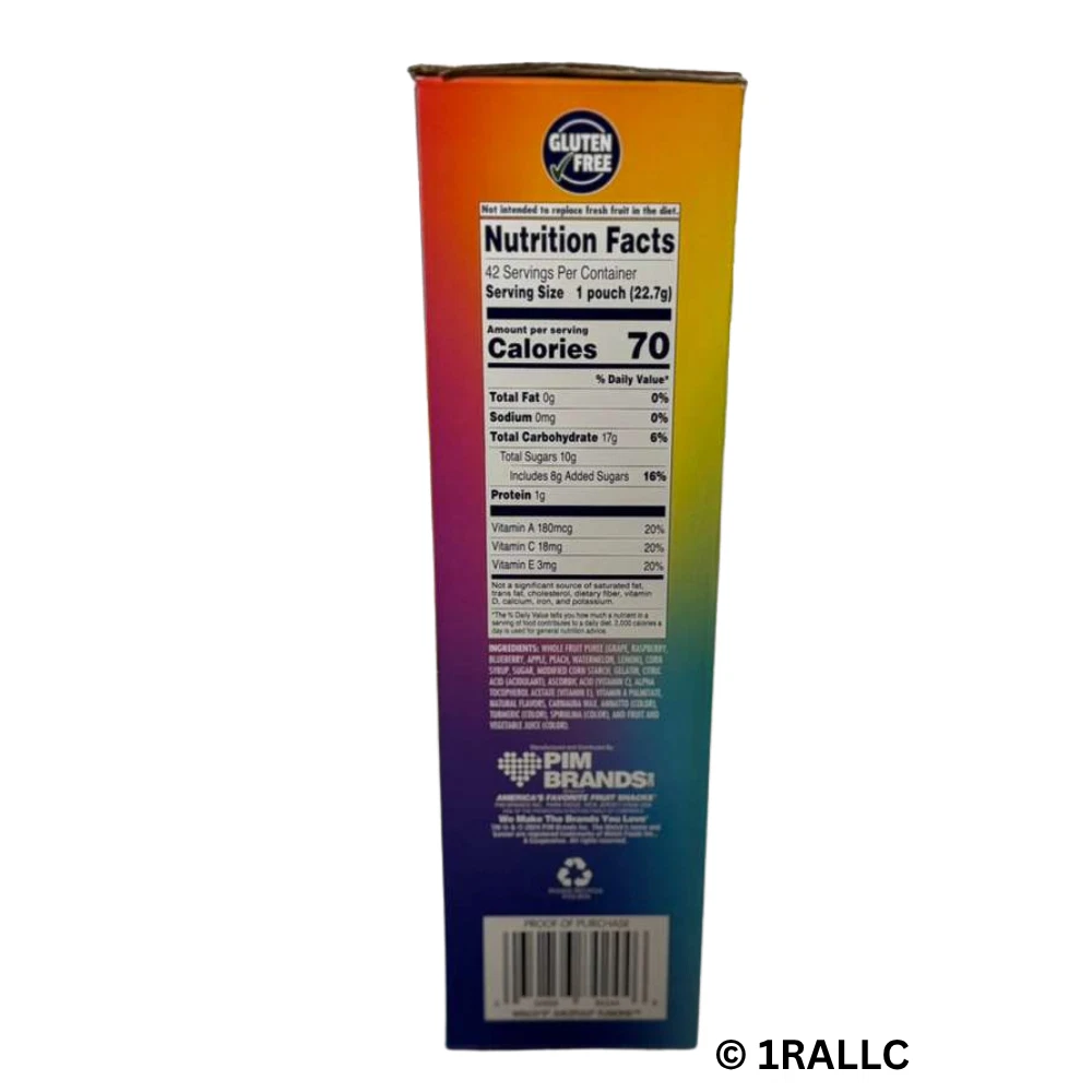 Welch's Juicefuls Fusion fruit snacks 42 CT/.8 OZ (2.1 LBS)