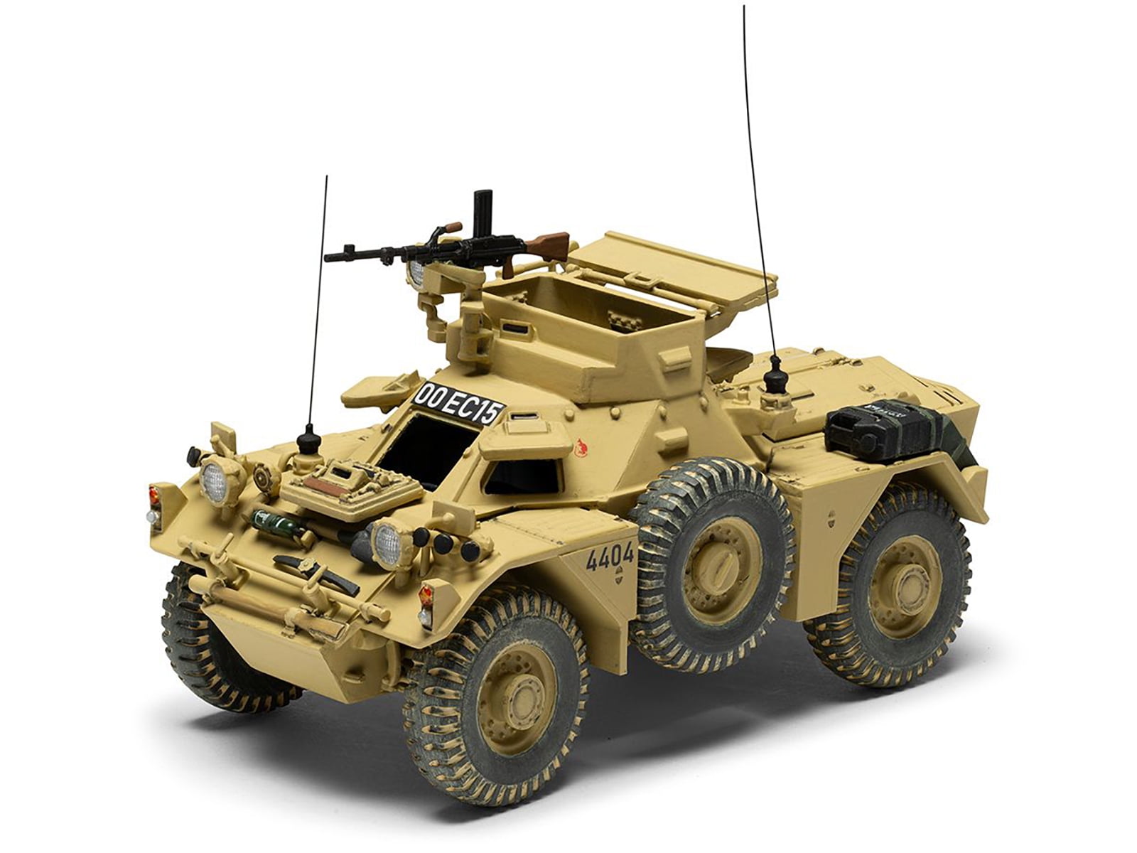 Level 2 Model Kit Ferret Scout Mk.1 Armored Car with 3 Scheme Options 1/35 Plastic Model Kit by Airfix