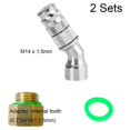 thumbnail image 3 of Adjustable Sprayer Nozzle Tips 2 Sets High Pressure Misting Spray Nozzle 1.5mm Aperture, 3 of 5