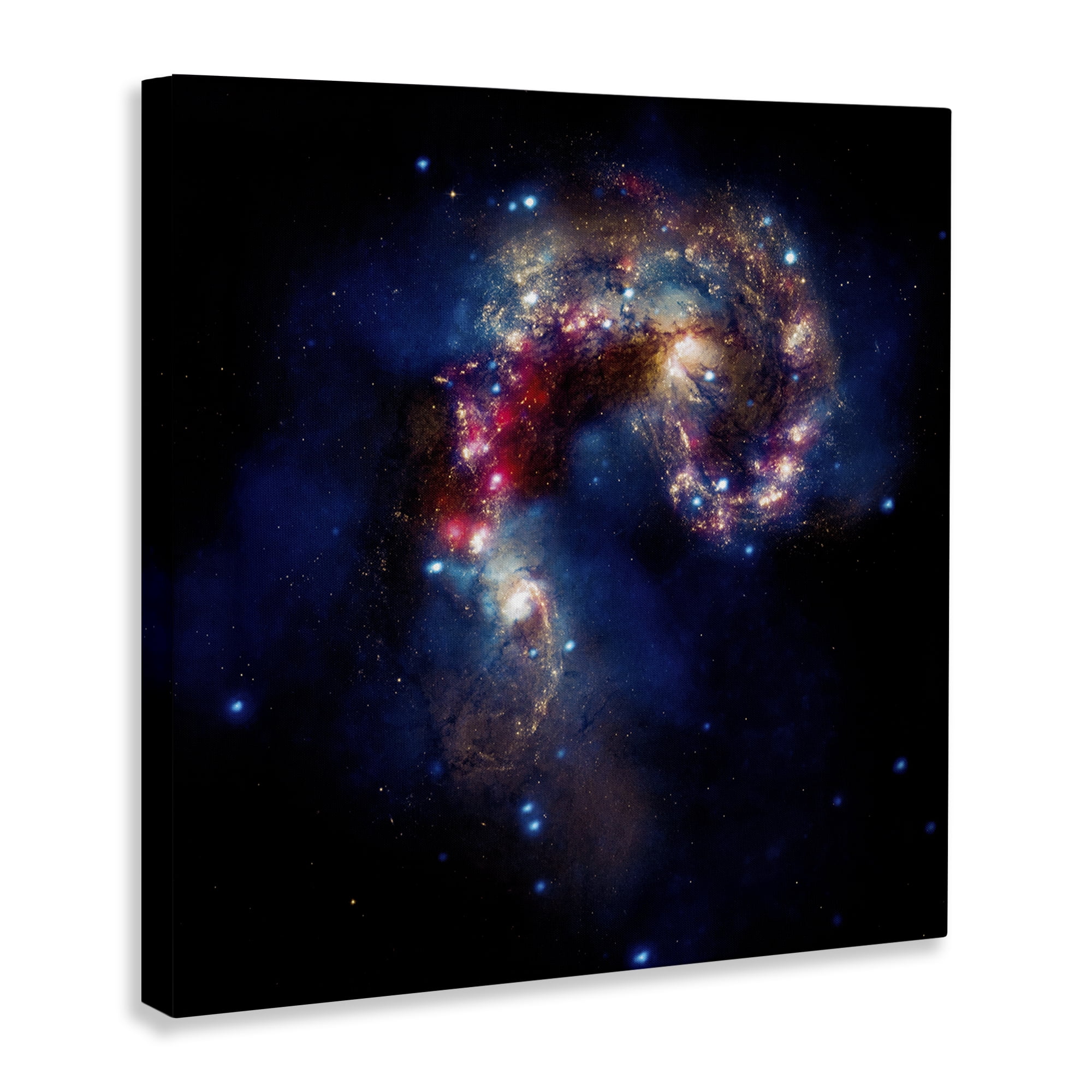 Stupell Industries Vivid Nebula Galaxy Astrology & Stars Photography Wrapped Canvas Art Print Wall Art, 30 x 30
