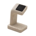 thumbnail image 3 of Expositor de relojes compacto, accesorio decorativo, estable, para guardar regalos, soporte individual para relojes inteligentes, ideal para encimeras Beige, 3 of 10
