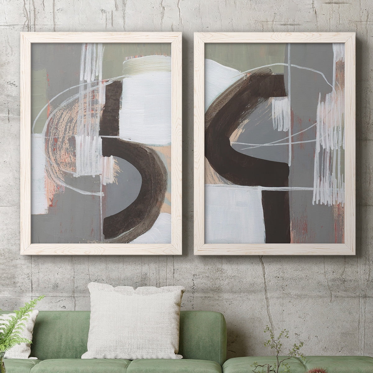 Arching Neutrals III - Premium Framed Canvas - Ready to Hang