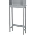 thumbnail image 6 of VEIKOUS Over the Toilet Storage Cabinet W/ Adjustable Shelves, Bathroom Space Saver Cabinet, Grey, 6 of 15
