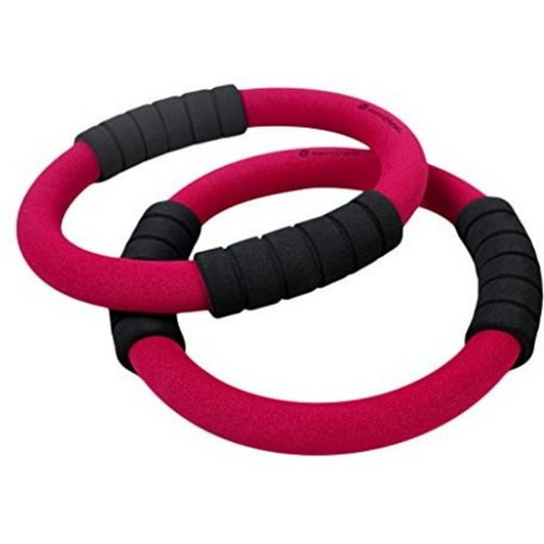 STOTT PILATES® Fitness Circle® Toning Ring, 2 pack (Red), 10 inch / 25.