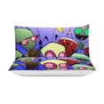 thumbnail image 3 of Alien Invader Zim 3 Pieces Bedding Sets Comfortable Soft Comforter Sets Decoration Bedroom Gifts With 1 Duvet Cover 2 Pillowcases, 3 of 7