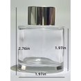 thumbnail image 3 of 5 Pcs Reed Diffuser Bottle，Reed Diffusers for Home，Reed Diffuser Base for Permanent Diffusion of Essential Oil or Spray, 3 of 8
