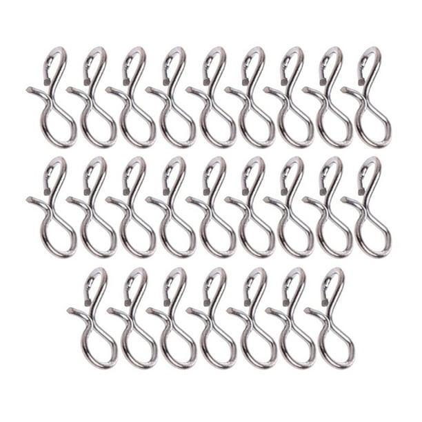 Lefu 25pcs Fly Fishing Snap Quick Change Connect for Flies Hook Lures  No-Knot Snaps 