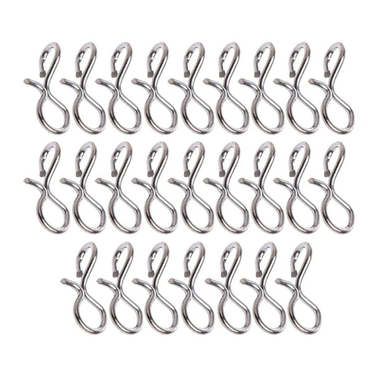 25 Pcs Fly Fishing Snap Quick Change Connect for Flies Hook Lures No-Knot  Snaps 
