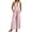 Z107 Pink, variant on Mifsaly Linen Jumpsuits for Women Backless Sleeveless Halter Neck Wide Leg Jumpsuit Lightweight Loose Fit Summer Casual One Piece Outfits with Pockets Khaki,XL