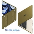 thumbnail image 4 of IBENZER Compatible with 2025 2024 2023 2022 MacBook Air 13 inch Case M4 A3240 M3 A3113 M2 A2681, Hard Shell Case & Keyboard Cover & Type-C Adapter for Mac Air 13.6", Olive Green, KK-OLGN+1TC, 4 of 7