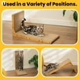 thumbnail image 5 of Conlun Cat Scratcher Cardboard,L Shape Scratch Pad,Vertical Scratching Board, Durable Cardboard to Protect Furniture for Indoor Cats,2Pack Light Wood Large, 5 of 8