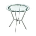 thumbnail image 5 of Armen Living Naomi and Lorin 5PC Stainless Steel Counter Dining Set in Silver, 5 of 6