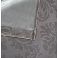 thumbnail image 2 of Evelyn Embossed Thermal Grommet Blackout Curtain Room Darkening, Noise Reduction Fabric Blocks 97% of Sunlight (Panel 54" W x 63" L, Light Grey), 2 of 4