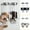 Black, variant on 2 Pack Wall Mount Double Dry Cereal Dual Control Dispenser, ABS Food Storage(Silver)