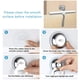 thumbnail image 4 of Limpiador de vidrios para ventanas de acero inoxidable | Limpiador de espejo para ducha con gancho de succión | Cepillo de 24.5cm de ancho | Mango ergonómico de aleación | Herramienta sin rayas para, 4 of 8