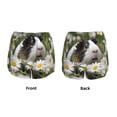 thumbnail image 3 of Balery Daisy Guinea Pig Pantalones cortos deportivos para mujer con forro y dos bolsillos, elásticos, para entrenamiento, gimnasio, yoga-Medium, 3 of 7