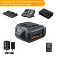 thumbnail image 4 of 2Pack 20V 7.0Ah Battery for Worx WA3520 WA3578 WA3525 WA3575 WG151 WG155, 4 of 5
