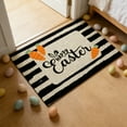 thumbnail image 2 of Happy Easter Carrot Bunny Welcome Doormat - Non- Indoor/Outdoor Entryway Rug, Washable Front Door Mat for Spring, Porch, Kitchen, and Home Easter Decor, 2 of 7