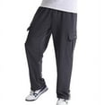 thumbnail image 4 of New Tactical Work Pants Male Loose Straight Trousers Large Size Men's Vintage Sweatpants Loose Fit Wide Leg Casual Trousers Waterproof Wear-Resistant Outdoor Hiking Running Trousers, 4 of 5