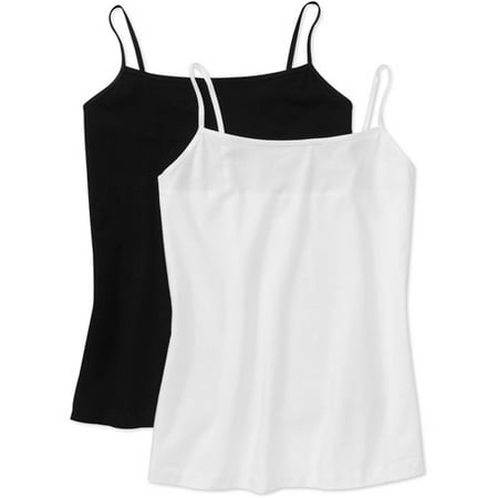 George Women's Plus-Size Basic Cami, 2-Pack