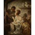 thumbnail image 3 of Honoré Daumier 12x14 Black Modern Framed Museum Art Print Titled - The Studio (1870), 3 of 5