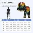 thumbnail image 4 of Lsque Not All Who Wander Are Lost 1 Pattern Long Sleeve Pajama Set for Men - Soft 2-Piece Sleepwear and Loungewear Set with Pockets, Comfy Nightwear-Small, 4 of 7
