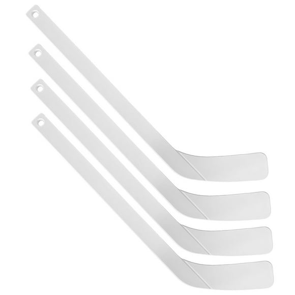 PRISP Plastic Mini Hockey Stick - 18 Inch Knee Hockey Stick; Sports Gift for Indoors, Basement, Garage