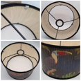 thumbnail image 2 of Retro Style Flower Printing Lampshade Chinese Style Wall Lamp Shade Vintage Ceiling Light Lamp Cover Home Decor Light Shades, 2 of 7