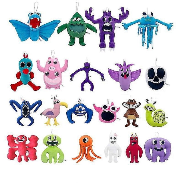 Peluche de Garden Of Ban Ban, muñeco de peluche suave, juego de peluche de Garden Of Banban, juguete para regalo de niños, dragón azul
