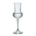 thumbnail image 2 of Bormioli Rocco Riserva 2.75oz Grappa Glass, Set of 6 - Crystal Glass Bareware Essentials for Home and Restaurant Bar, For Serving Champagne, Cocktails, Wine - Dishwasher Safe, 2 of 9