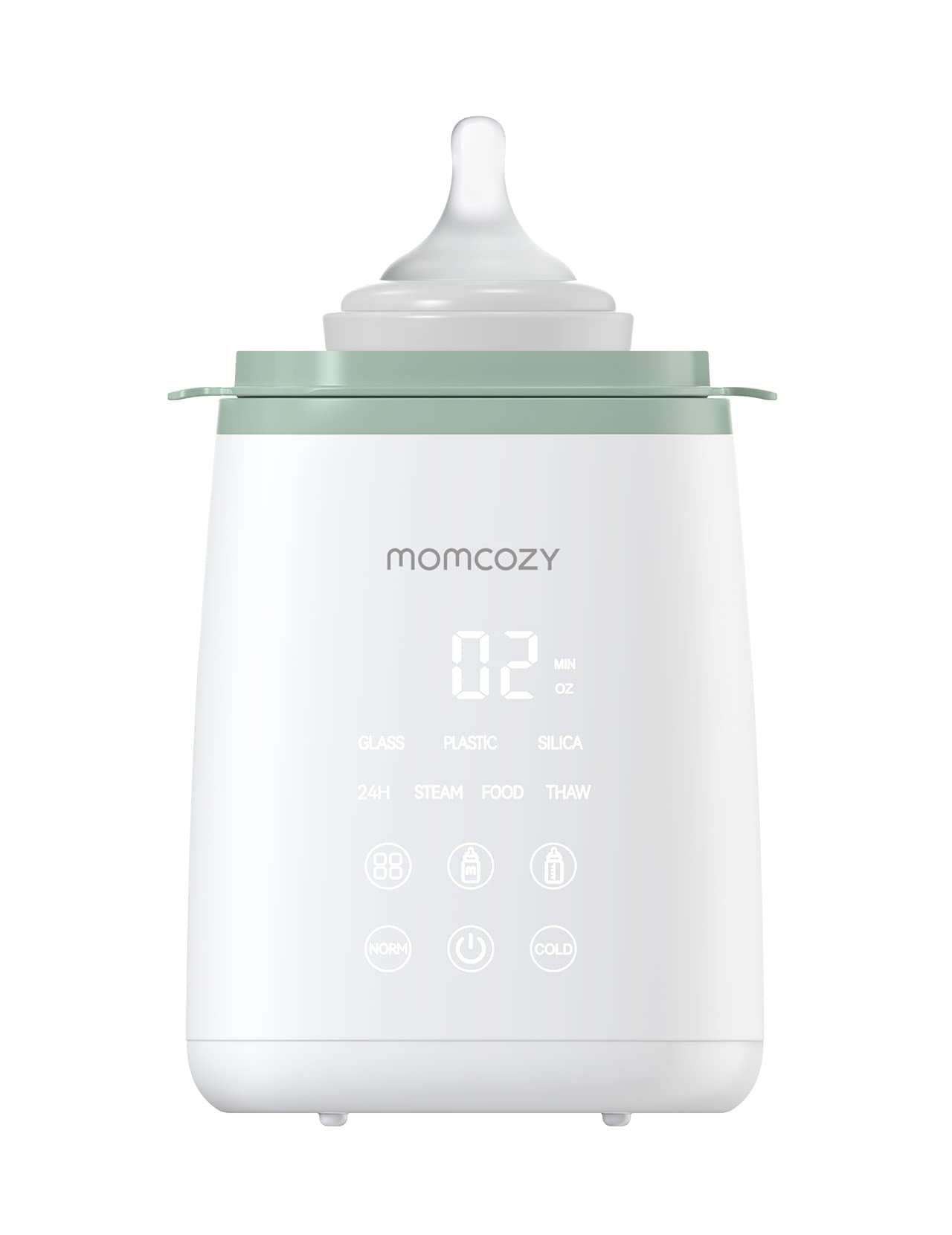 Smart Baby Bottle Warmer, 6in1 Fast Baby Milk Warmer with Countdown