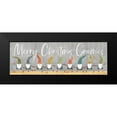 thumbnail image 2 of Rae, Marla 14x7 Black Modern Framed Museum Art Print Titled - Merry Christmas Gnomies, 2 of 5