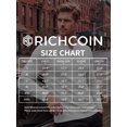 thumbnail image 7 of RICHCOIN Men's V Neck Long Sleeve Shirts Slim Fit Basic T Shirts Ribbed Fashion Tee, 7 of 7