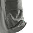 thumbnail image 5 of IhhxPro Men's Outdoor Cargo Shorts Elastic Waist Quick Dry Men with Multi-Pockets Work Summer Casual Loose Fit Cotton Hiking Travel M-4XL, 5 of 5