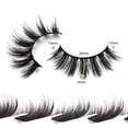 thumbnail image 3 of Pestañas postizas Veleasha Lashes 3D, visón sintético, aspecto natural, 3 of 6