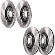 volkswagen eos disc brake rotor and hub assembly