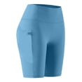 thumbnail image 7 of Aofany Plus Size Biker Shorts for Women High Waist XL-5XL with Pockets Workout Running Shorts for Yoga, 7 of 7