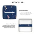thumbnail image 6 of Tissue Box Cover, dolphin bright galaxy stars navyblue Leather Tissue Box Holder - Tissue Case Facial Paper Organizer for Bathroom, Vanity Countertop, Tabletop, Car, Night Stands, 6 of 7