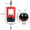 Walbest Portable Lake Sea Fishing Smart Fish Finder, Depth Alarm