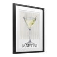 thumbnail image 2 of Stupell Industries Modern Subtle Martini Drink Black Framed Print Under Glass, 13 x 16, by Kim Allen, 2 of 8