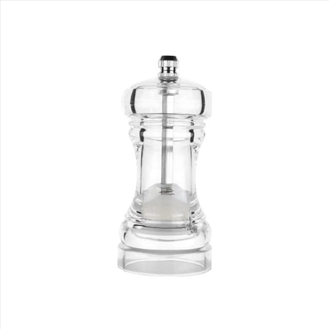Molinillo de Pimienta: Salero y Pimentero Acrílico, Aspereza Ajustable Mediante Rotor de Cerámica, Accesorios de Cocina S