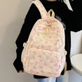 thumbnail image 4 of Fgnfyis Backpack for Girls Stylish Womens Bow Cute Shoulder Bag for Daily Use Commute Work Travel School Versatile Carryall Kindergarten Backpack Light Pink, 4 of 9