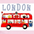 thumbnail image 2 of CafePress - London Bus Infant Bodysuit - Baby Light Bodysuit, Size Newborn - 24 Months, 2 of 4