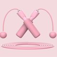 thumbnail image 2 of Cordless Ball Skipping Rope Wireless Weighted Ball Skipping Rope Wireless Slimming Skipping Rope Pink, 2 of 8