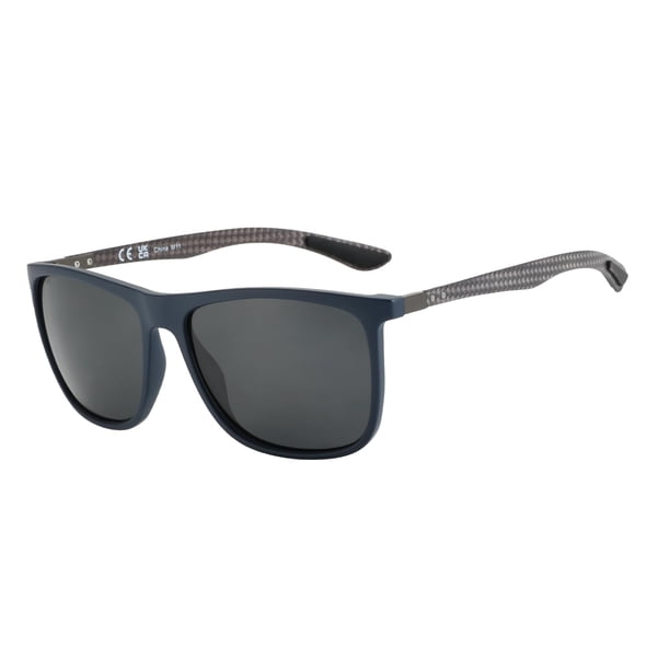 Lentes de Sol Cuadrados Polarizados ZENOTTIC para Hombre en Fibra de Carbono