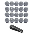 thumbnail image 6 of White Rhinestone 20Pcs/Set 17Mm Wheel Lug Nut Covers Bolt Cap Diamond Inlay Car Tire Nut Protection Covers Anti-Rust Cap, 6 of 8