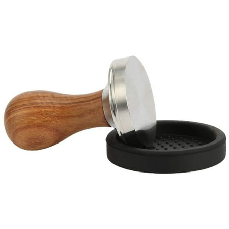 

Coffee Tamper Espresso Coffee Tamper Coffee Presser with Silicone Coaster Bean Press Gadgets Kits 51mm
